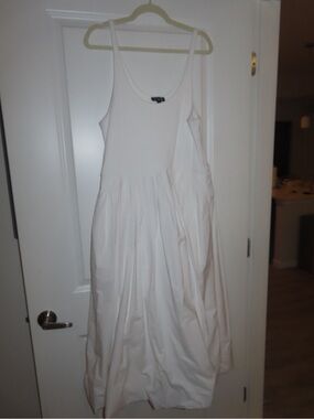 J.Crew White Midi Dress - Classic Summer Style